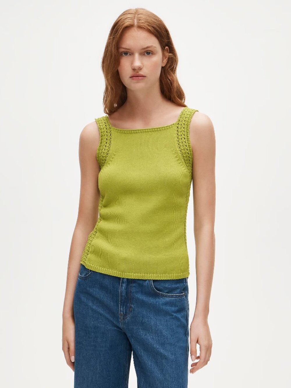 J. Crew Crochet sweater-tank NWT